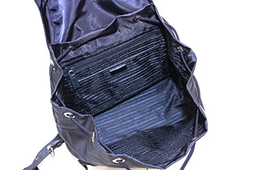 Prada Zainetto Unisex Navy Tessuto Nylon Backpack Rucksack